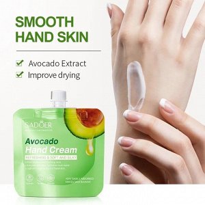 Питательный и восстанавливающий крем для рук SADOER Avokado Hand Cream, 30 гр