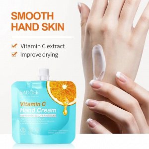 Питательный и восстанавливающий крем для рук SADOER Vitamin C Hand Cream, 30 гр