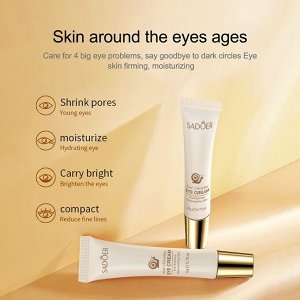 Sadoer Snail Soothing крем уход для век 20 гр смягчение, питание для кожи вокруг глаз