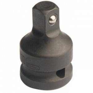 Переходник ударный торцевых головок, с квадрата 1/2"F на 3/4"M, Черный, SATA
