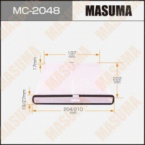 Салонный фильтр AC-407E MASUMA