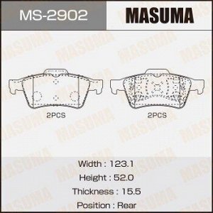 Колодки дисковые MASUMA PRIMERA/ P12E rear