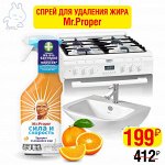 MR PROPER Спрей для удаления жира Сила и скорость Апельсин 450 мл