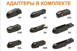 Щетка стеклоочиcтителя FORCE Hybrid  600мм (24") F-X8-H левый руль