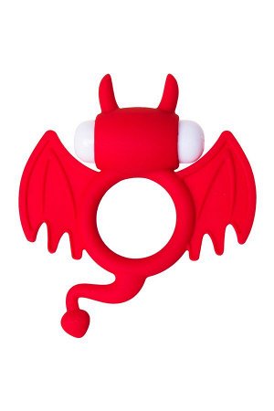 Эрекционное кольцо на пенис JOS SWEET DEVIL, силикон, красный, 8,5 см