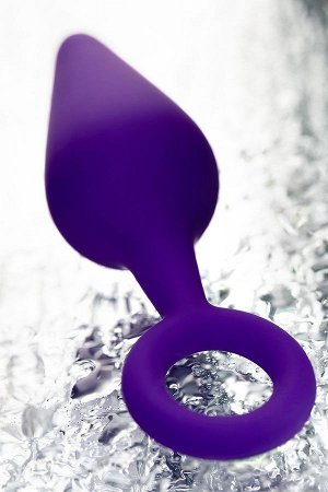 Анальная втулка ToDo by Toyfa Bung, силикон, фиолетовая, 11,5 см, Ø 3,3 см