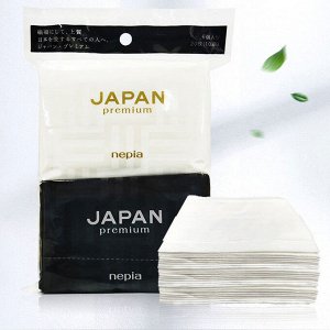 JAPAN premium, Бумажные двухслойные носовые платки 10 шт./уп. (упаковка 6 шт.), Япония