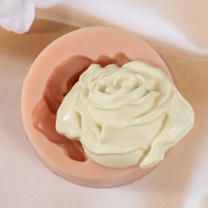 Силиконовый молд, форма для заливки «Роза», 7x5.5 см