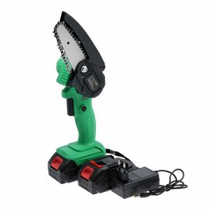 Пила цепная аккумуляторная ZITREK GreenSaw 20, 20 В, 2x1.5 Ач, шина 10 см, 5 м/с
