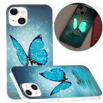 Чехол силикон светящийся с рисунком на телефон iphone