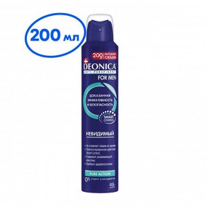 Дезодорант мужской спрей Деоника Невидимый 200 мл DEONICA for Men