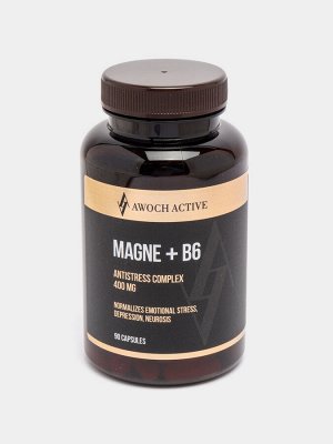 MAGNE+B6, 90 капсул TM AWOCHACTIVE NEW