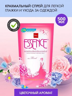 * LION "Essence" Средство для глажения и удаления запахов 600мл "Floral" (мяг.уп.) /24шт/ Таиланд