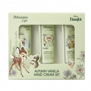 Набор парфюмированных кремов для рук Бэмби Jmsolution Life & Disney Autumn Vanilla Hand Cream Set 50 мл*3 шт