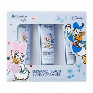 JMSolution Set Hand Cream Disney Life Bergamot Beach Набор кремов для рук с бергамотом, 50мл*3шт
