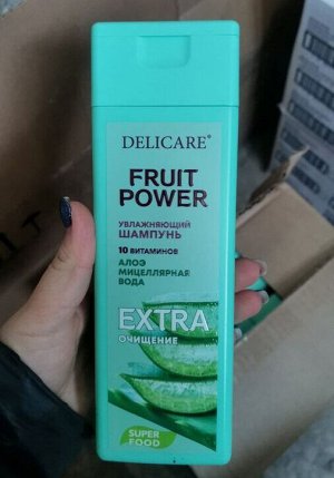 Delicare FruitPower Увлажняющий Шампунь Алоэ, 280мл