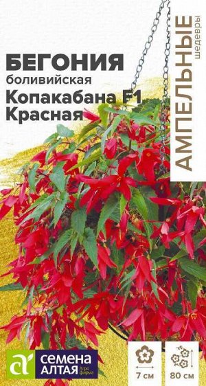 Бегония Копакабана Красная боливийская/Сем Алт/цп 4 шт. НОВИНКА