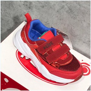 Кроссовки Торговая марка: Reike. Кроссовки детские Reike Basic red выполнены из нескольких материалов: искусственной кожи и текстильной сетки, которая обеспечивает оптимальный микроклимат внутри издел