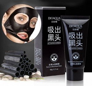 Черная маска-пленка для лица от черных точек и прыщей, 60гр