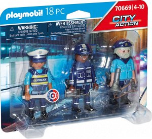 Playmobil. Конструктор арт.70669 "Police Figure Set" (Набор фигурок полицейского)