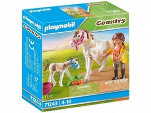 Playmobil. Конструктор арт.71243 "Horse with Foal" (Лошадь с жеребенком)