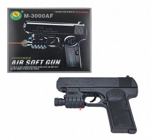 Airsoft Gun. Пистолет пласт. 3000AF в кор. 17.5х13.5х4 см арт.ПК02073