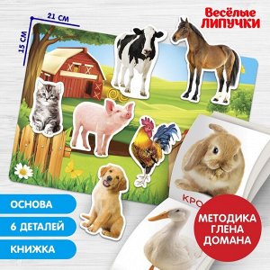 Игра на липучках «Изучаем мир домашних животных», методика Домана