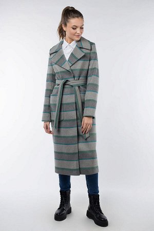 01-11570 Пальто женское демисезонное (пояс)