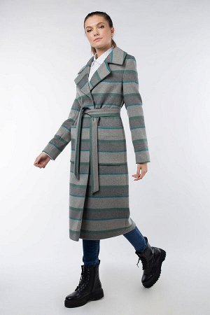 01-11570 Пальто женское демисезонное (пояс)