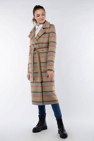01-11569 Пальто женское демисезонное (пояс)