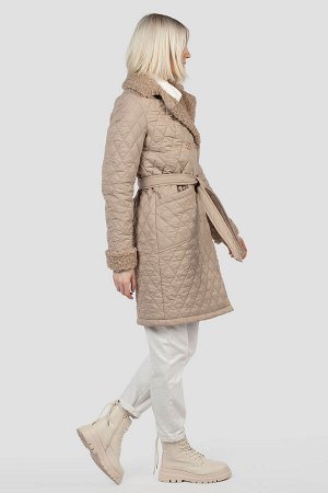01-11546 Пальто женское демисезонное (пояс)