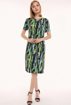 Платье Bazalini 4271 черно-зеленый