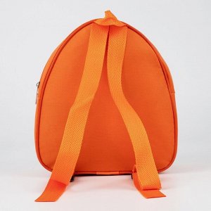 Рюкзак детский, отдел на молнии, цвет оранжевый