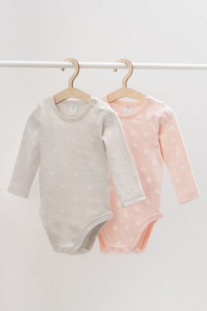 Полукомбинезон(Весна-Лето)+baby (белые веточки, маленькие ромашки)