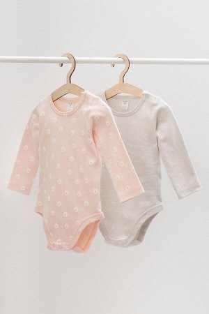 Полукомбинезон(Весна-Лето)+baby (белые веточки, маленькие ромашки)