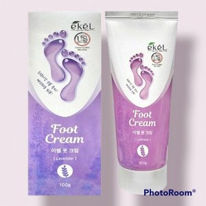 [EKEL] Крем для ног с маслом лаванды LAVENDER FOOT CREAM, 100 г.