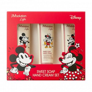 Набор парфюмированных кремов для рук с пудровым ароматом Jm Solution X Disney Life Sweet Soap Hand Cream (Mickey & Minne)
