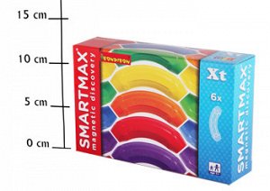 Магнитный конструктор SmartMax/ Bondibon Дополнительный (Xt) набор: 6 изогнутых палочек.,арт.101