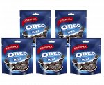 MONDELEZ®️Печенье &quot;OREO&quot; MINI (Мини) с какао и начинкой с ванильным вкусом, 5 упаковок по 100г