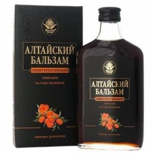 Набор "Алтайские бальзамы" (Общеукрепляющий, Антистресс 2 * 250 мл) короб верт. дерево
