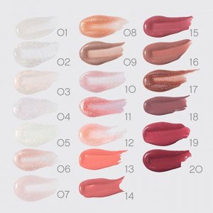 VS Блеск для губ «Tropique Gloss» тон 15, натуральный-розовый  NEW