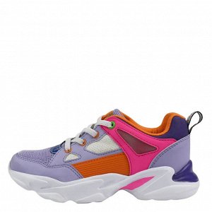 Кроссовки Кроссовки для девочки Reike Basic lt.lilac – это стильная, качественная, универсальная обувь, которая отлично подходит для создания повседневных образов.
Верх обуви скомбинирован из нескольк