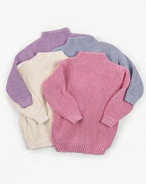 Свитер для девочки Amarobaby KNIT Soft, розовый