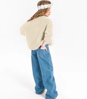 Свитер для девочки Amarobaby KNIT Soft, молочный