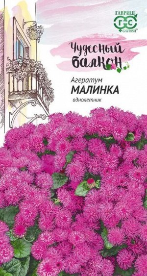 Семена Цветы Агератум Малинка 0,05 Чудесный балкон  Гавриш