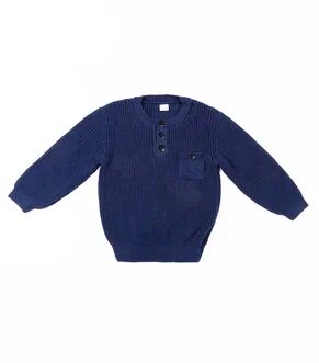 Свитер для мальчиков Amarobaby KNIT, синий, размер 122