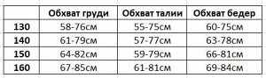 Раздельный купальник для девочки, цвет белый в голубой цветок