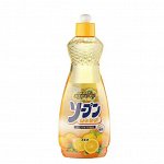 Kaneyo Soap Soap Fresh Жидкость для мытья посуды, фруктов и овощей, апельсин 600 мл