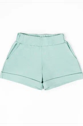 Костюм детский Amarobaby JUMP (футболка,шорты), мятный, 98-104