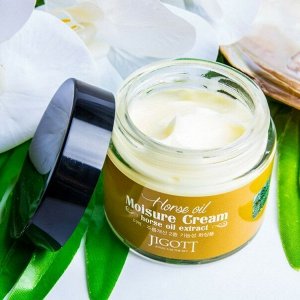 JIGOTT Крем для лица ЛОШАДИНЫЙ ЖИР HORSE OIL Moisture Cream, 70 мл